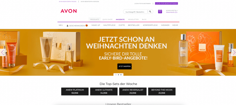 Avon Online shop